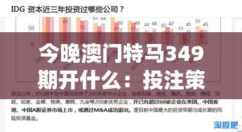 今晚澳门特马349期开什么：投注策略指南，如何提高中奖概率？