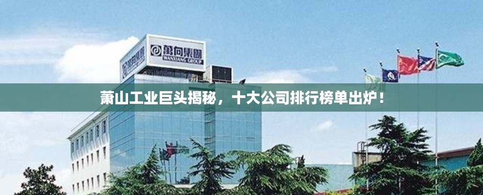 萧山工业巨头揭秘，十大公司排行榜单出炉！
